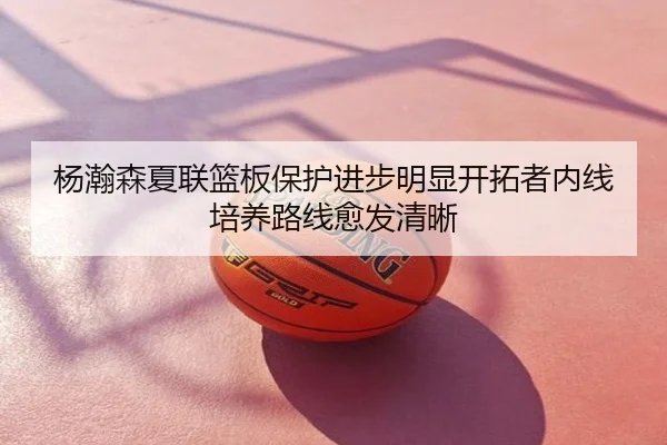杨瀚森夏联篮板保护进步明显开拓者内线培养路线愈发清晰